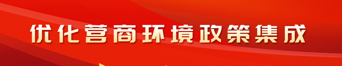 優(yōu)化營(yíng)商環(huán)境政策集成
